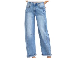 RISEN JEANS HIGH RISE BOYFRIEND BARREL JEAN