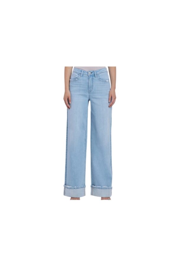 FLYING MONKEY HIGH RISE CUFFED BAGGY WIDE