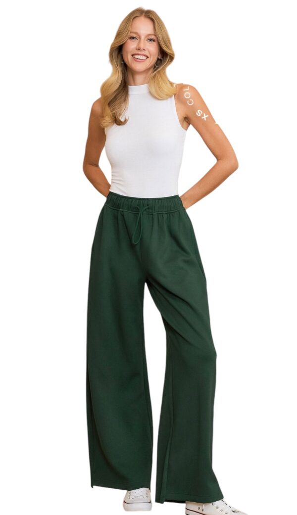 UMGEE LUXE KNIT WIDE LEG PANTS - Image 2