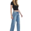 VERVET BY FLYING MONKEY HIGH RISE BARREL JEAN - Image 6