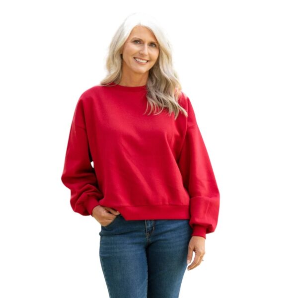 ROYCE APPAREL CREW NECK BLOUSANT SLEEVE SWEATSHIRT - Image 2