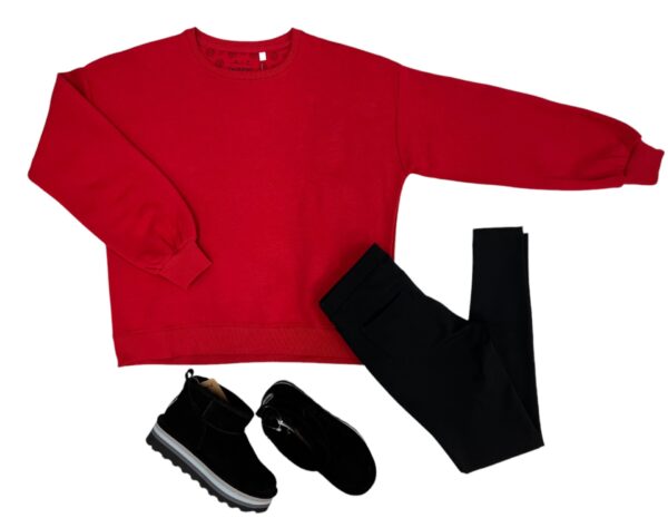 ROYCE APPAREL CREW NECK BLOUSANT SLEEVE SWEATSHIRT - Image 3