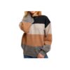 BLUIVY COLOR BLOCK CREW NECK SWEATER