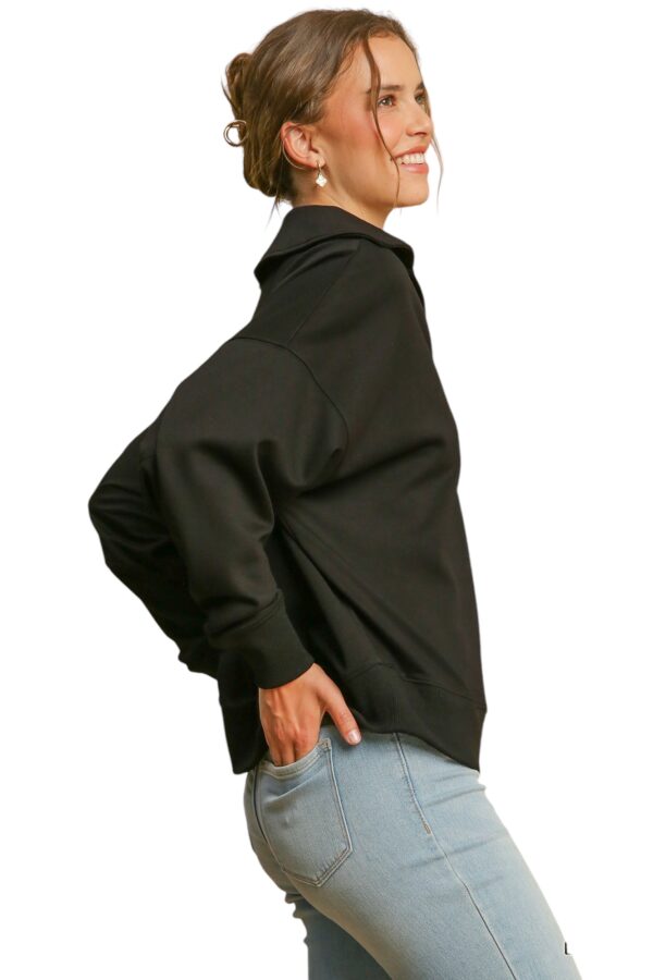 UMGEE LUXE KNIT COLLARED POLO - Image 3