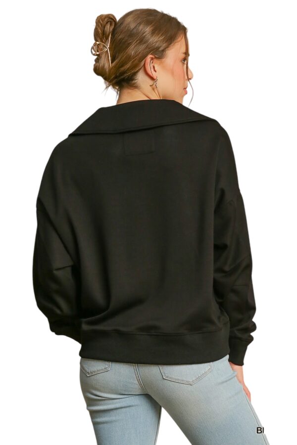 UMGEE LUXE KNIT COLLARED POLO - Image 2