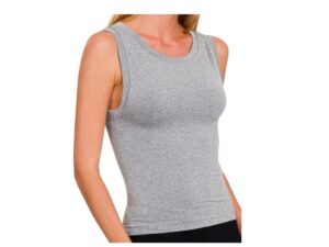 ZENANA SEAMLESS ROUND NECK TANK