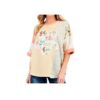 EASEL FLOWER PATCH MIXED PRINT TUNIC