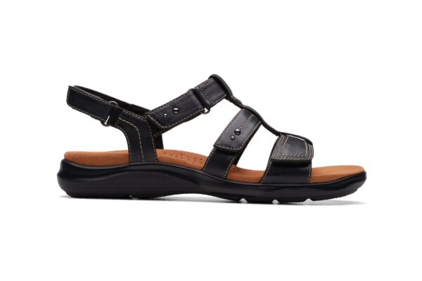 CLARKS KITLY STEP BLACK LEATHER