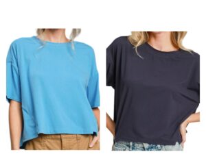 UMGEE SUPER SOFT CROPPED TEE