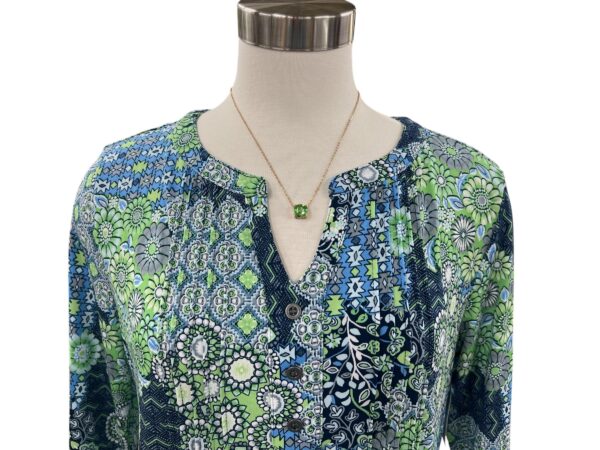 SOUTHERN LADY 3/4 SLEEVE PATCH PRINT TOP - Image 2
