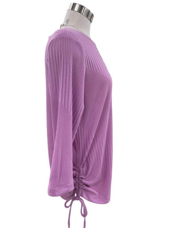 SOUTHERN LADY SIDE RUCHED KNIT TOP - Image 3