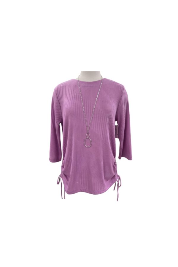 SOUTHERN LADY SIDE RUCHED KNIT TOP