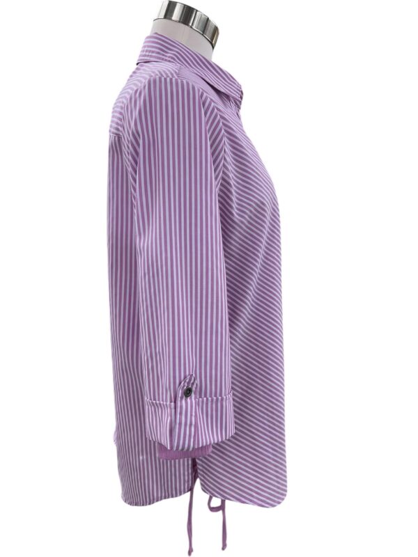 SOUTHERN LADY 3/4 SLEEVE CHEVRON STRIPE BLOUSE - Image 4