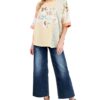 EASEL FLOWER PATCH MIXED PRINT TUNIC - Image 4