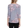 MULTIPLES 3/4 SLEEVE BATEAU NECK SIDE BUTTON TOP - Image 3