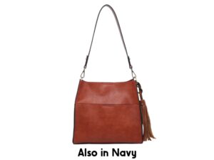JEN & CO LYLA 2 IN 1 BUCKET BAG WITH STRAP