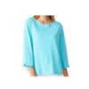 HABITAT COTTON PEBBLE BOATNECK TOP