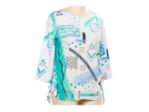 SOUTHERN LADY 3/4 SLEEVE SCREEN PRINT TOP