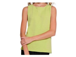 MULTIPLES KIWI TEXTURED KNIT TANK