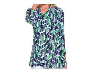 MULTIPLES 2FER PRINT SHELL/CARDIGAN