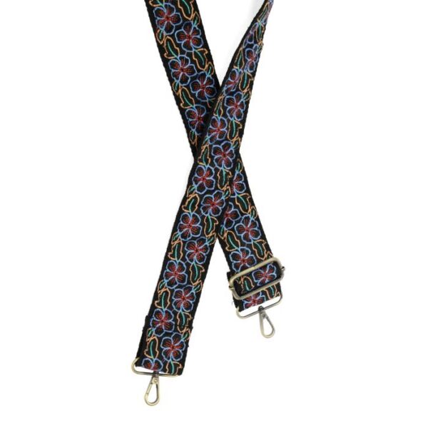 JOY SUSAN 2"FLORAL/LACE GUITAR STRAP - Image 2