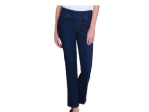 MULTIPLES SLIMSATION PULL ON DENIM FLARE