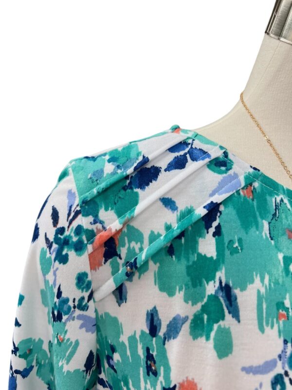 SOUTHERN LADY 3/4 SLEEVE FLORAL PRINT TOP - Image 2
