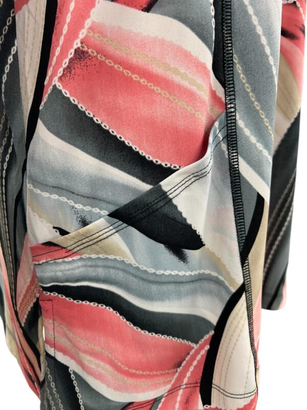 SOUTHERN LADY 3/4 SLEEVE SWIRL PRINT TOP - Image 2