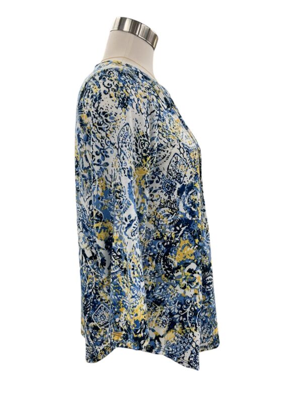 SOUTHERN LADY 3/4 SLEEVE PRINT TOP - Image 3