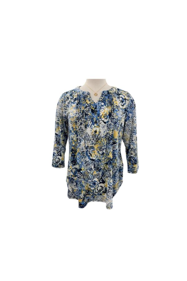 SOUTHERN LADY 3/4 SLEEVE PRINT TOP