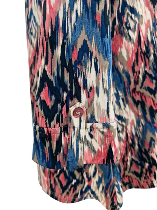 SOUTHERN LADY 3/4 SLEEVE GEO PRINT TOP - Image 6