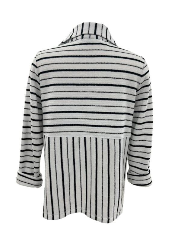 HABITAT WEEKEND TERRY STRIPED QUARTER ZIP - Image 3