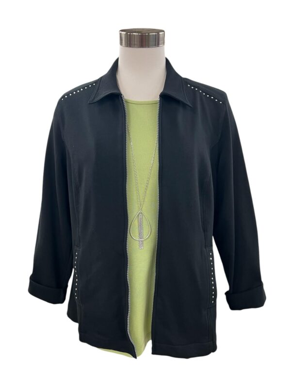 SOUTHERN LADY LONG SLEEVE ZIP FRONT JACKET - Image 4