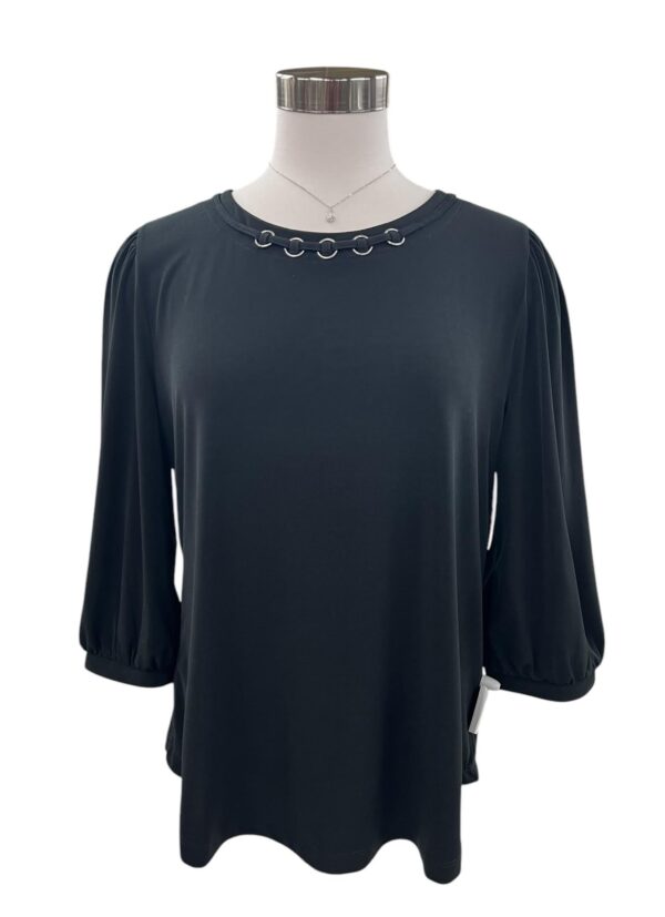 SOUTHERN LADY 3/4 SLEEVE KNIT TOP - Image 2