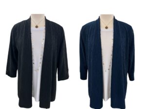 SOUTHERN LADY 3/4 SLEEVE TEXTURED KNIT JACKET