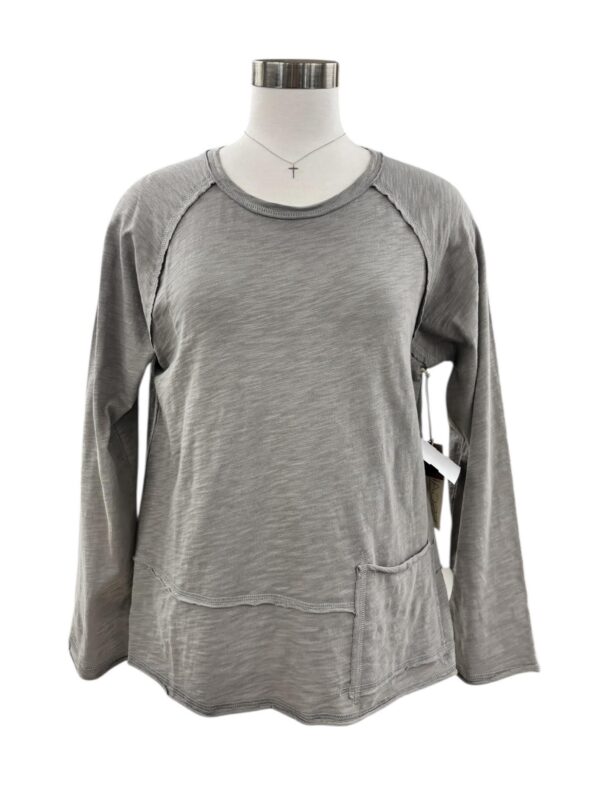 ESCAPE BY HABITAT COTTON SLUB POCKET PULLOVER - Image 3