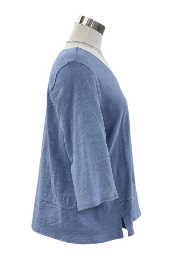 HABITAT RUCHED SLEEVE BOATNECK TOP - Image 3