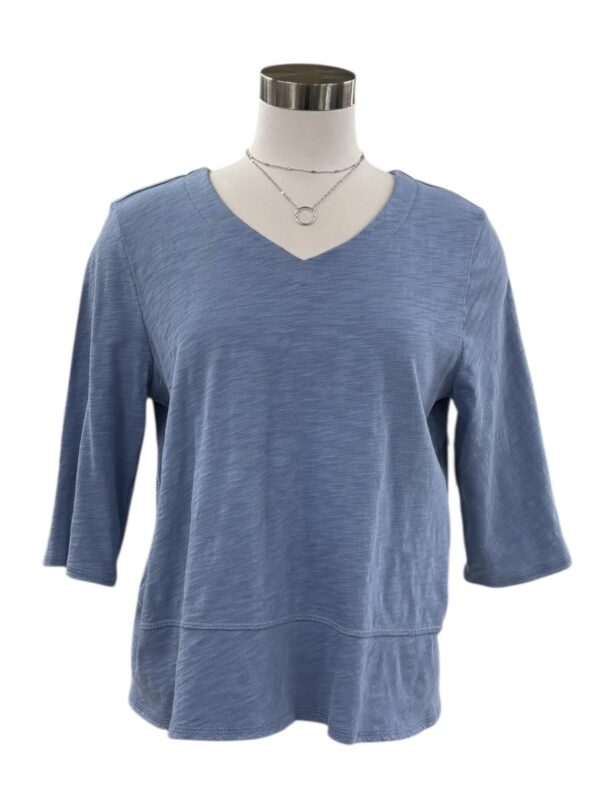 HABITAT RUCHED SLEEVE BOATNECK TOP - Image 2