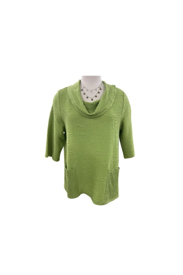 HABITAT RIPPLE EFFECT COWL POCKET TOP