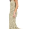 BLUPEPPER BIAS CUT FLORAL MIDI DRESS - Image 4