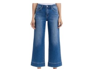 FLYING MONKEY HIGH RISE WIDE LEG TROUSER CROP