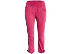 ETHYL FUCHSIA PULL ON CAPRI WITH TIES