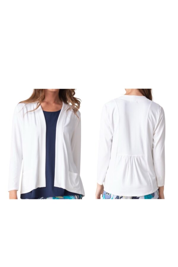 HABITAT WHITE SHIRRED BACK TRAVEL JACKET