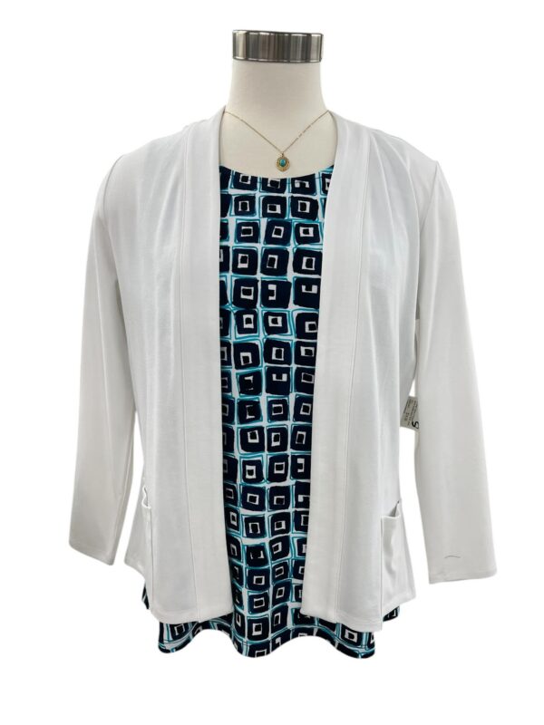 HABITAT WHITE SHIRRED BACK TRAVEL JACKET - Image 4