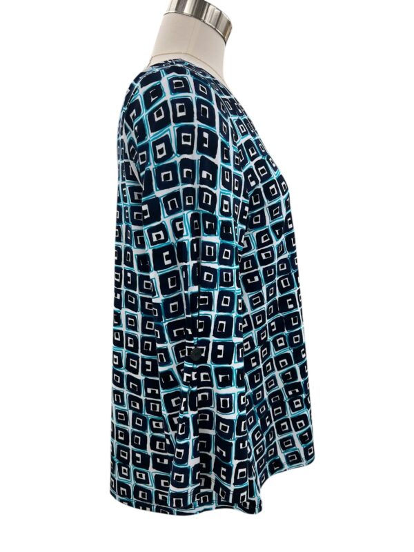 HABITAT TRAVEL CUBISM PLEATED SLEEVE TOP - Image 6