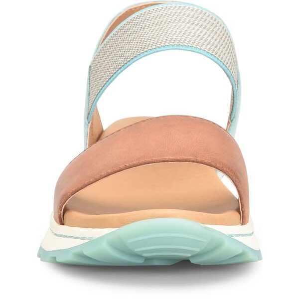 BORN SHOES MIMI SANDAL COGNAC/TURQUOISE - Image 4