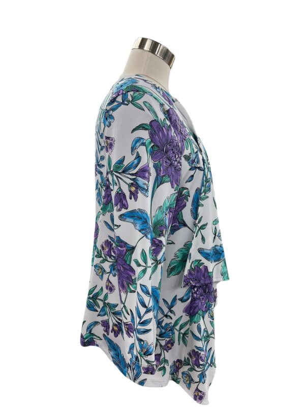 SOUTHERN LADY 3/4 SLEEVE FLORAL PRINT JACKET - Image 2