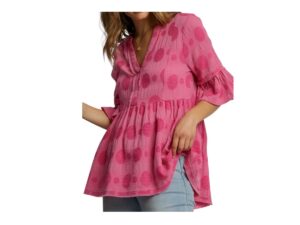 UMGEE POLKA DOT BABYDOLL TOP