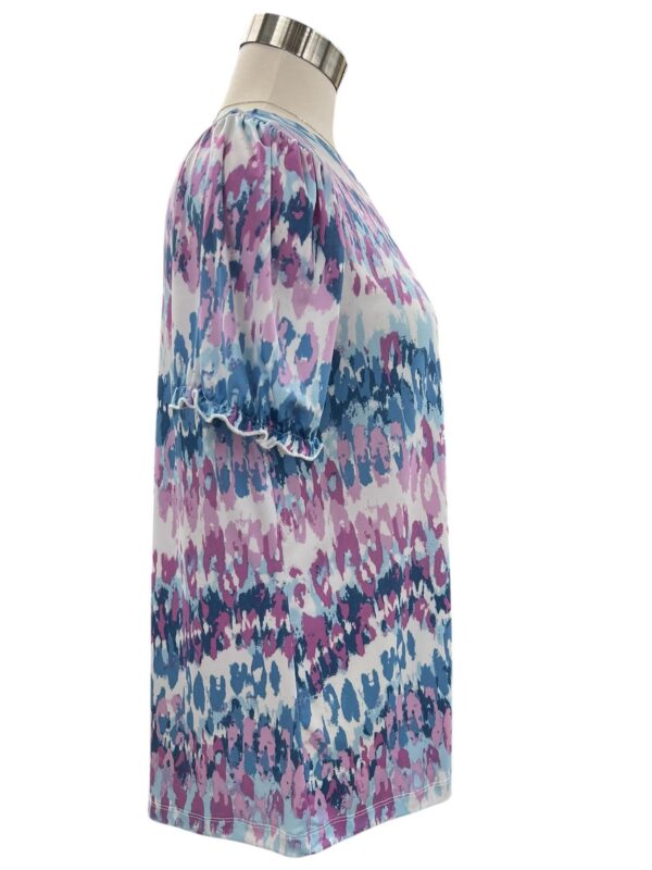 SOUTHERN LADY SHORT SLEEVE PRINT TOP - Image 3