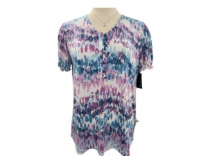 SOUTHERN LADY SHORT SLEEVE PRINT TOP
